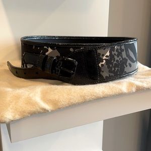 Burberry wide belt